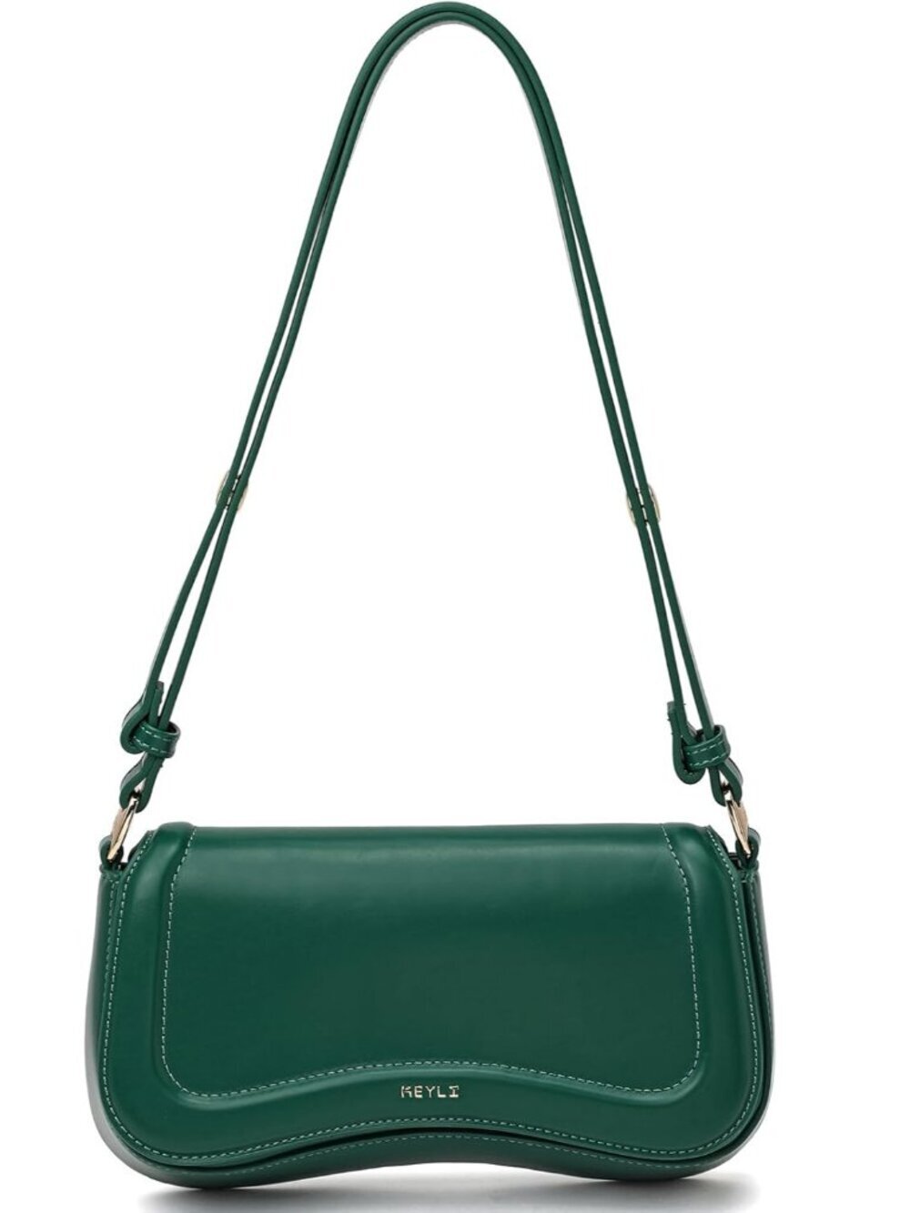 Women's Green Cross-body Purse Waterproof Leather Small Clutch Shoulder Bag